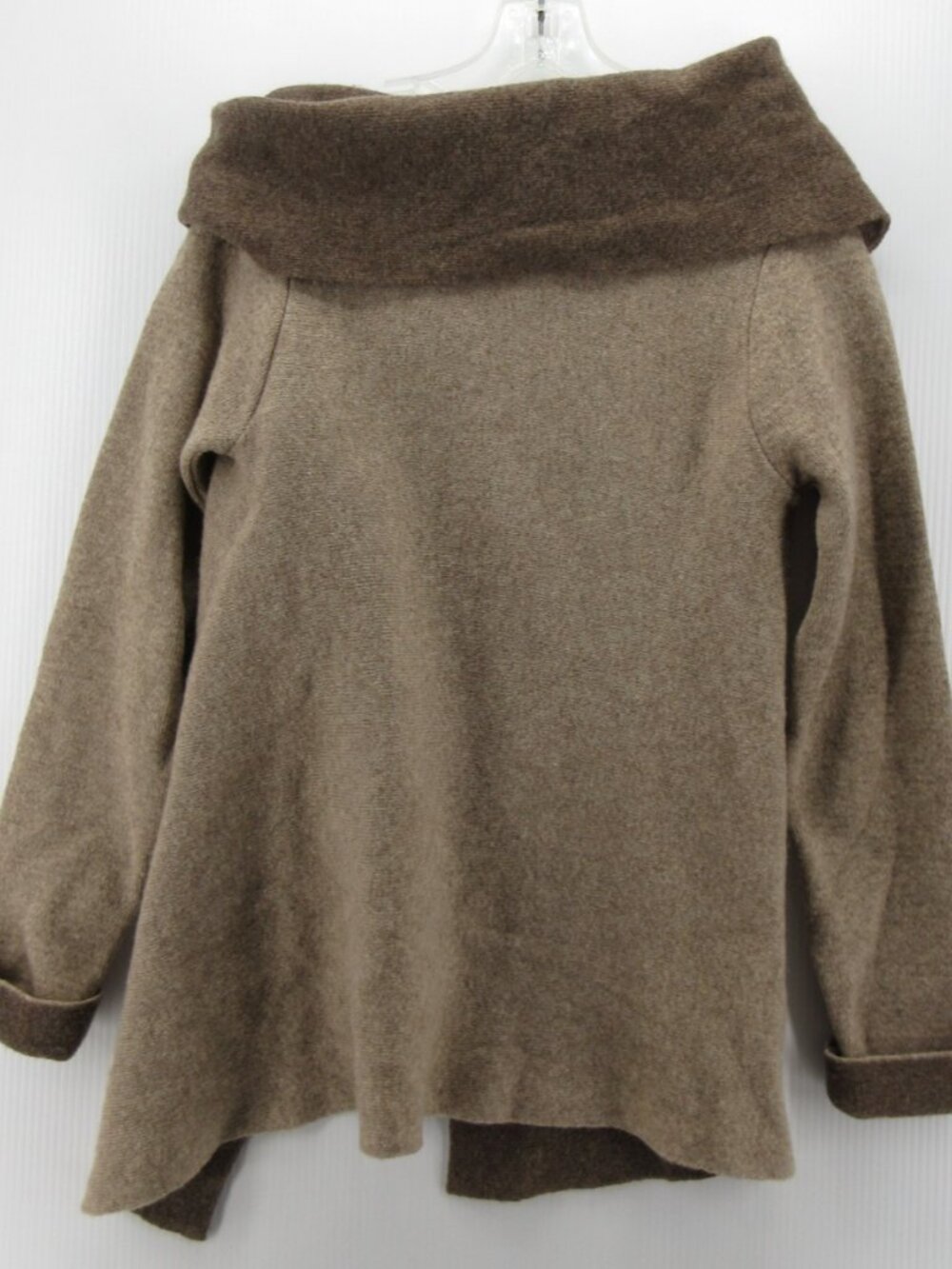 Chiaramente Sweater Small Wool Drape Wrap Lagenlook Artsy Italy * - Picture 6 of 12